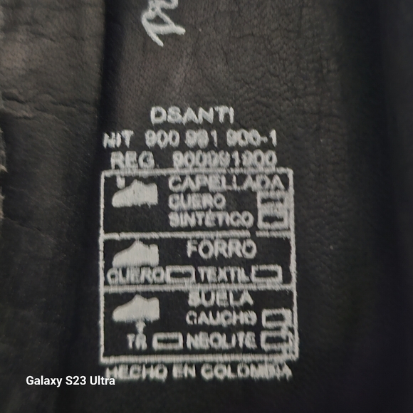 Geniun Leather Black and Beige Women's Flat Shoes - Picture 4 of 9